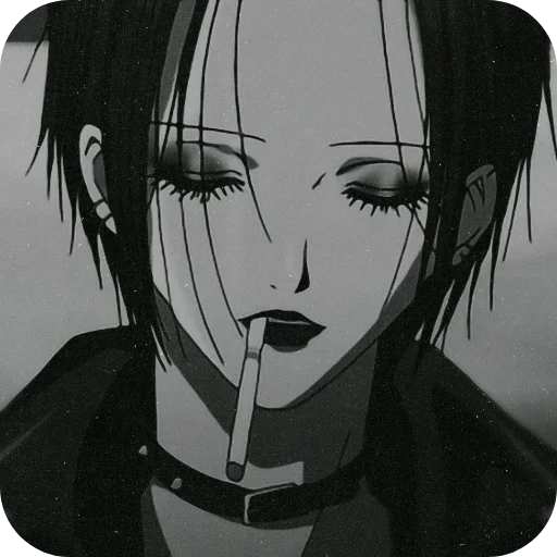 Стикер из набора 𝓝𝑎𝑛𝑎 𝓞𝑠𝑎𝑘𝑖. @encrette для Телеграм: Статические 🚬