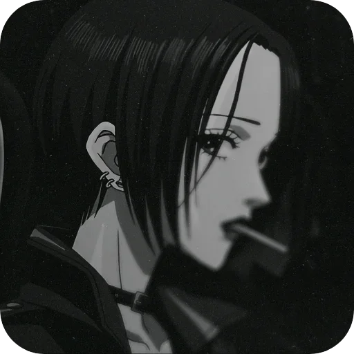 Стикер из набора 𝓝𝑎𝑛𝑎 𝓞𝑠𝑎𝑘𝑖. @encrette для Телеграм: Статические 🚬