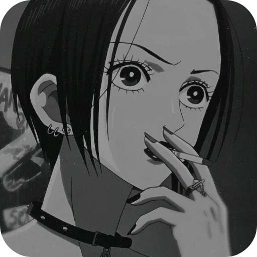 Стикер из набора 𝓝𝑎𝑛𝑎 𝓞𝑠𝑎𝑘𝑖. @encrette для Телеграм: Статические 🚬