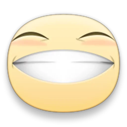 Стикер из набора facebook emoji для Телеграм: Статические 😁