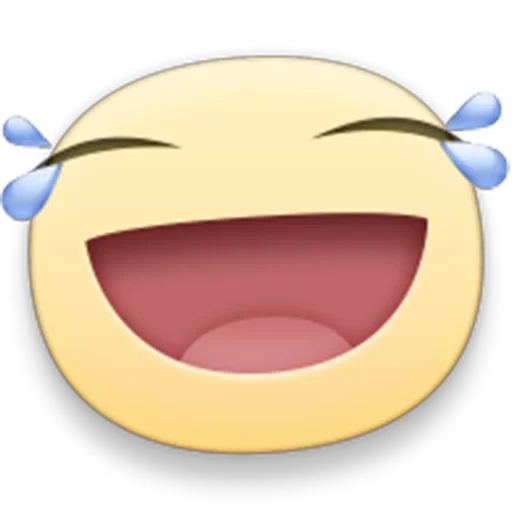 Стикер из набора facebook emoji для Телеграм: Статические 😂