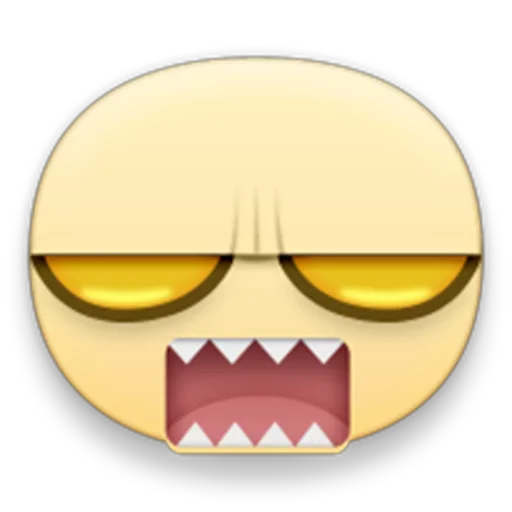 Стикер из набора facebook emoji для Телеграм: Статические 😠