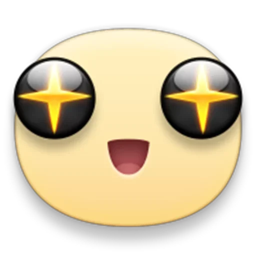 Стикер из набора facebook emoji для Телеграм: Статические 😍