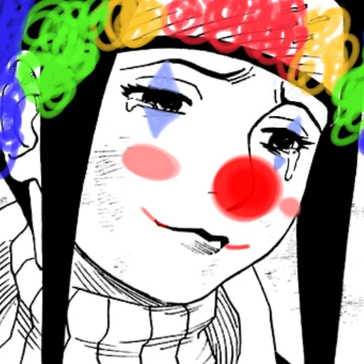 Стикер из набора hakubywlaewqt для Телеграм: Статические 🤡