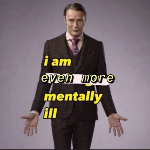 Стикер из набора Hannibal Lecter :: @fStikBot для Телеграм: Статические 😭
