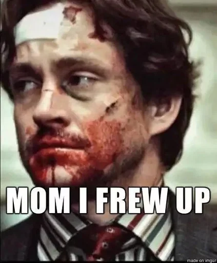 Стикер из набора Hannibal Lecter :: @fStikBot для Телеграм: Статические 😭