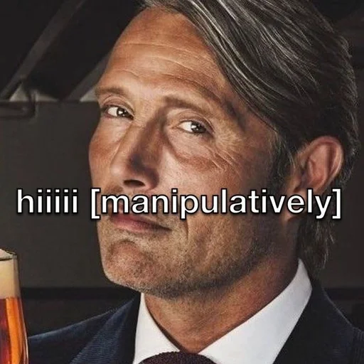 Стикер из набора Hannibal Lecter :: @fStikBot для Телеграм: Статические 😘