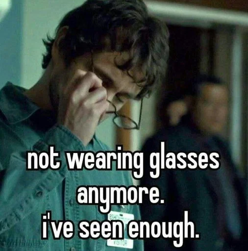 Стикер из набора Hannibal Lecter :: @fStikBot для Телеграм: Статические 😧
