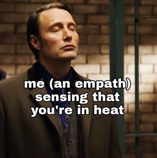 Стикер из набора Hannibal Lecter :: @fStikBot для Телеграм: Статические ❤️