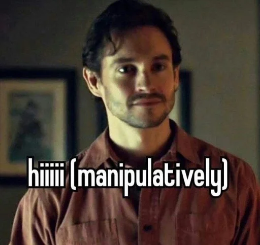 Стикер из набора Hannibal Lecter :: @fStikBot для Телеграм: Статические 😘