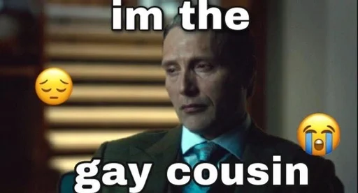 Стикер из набора Hannibal Lecter :: @fStikBot для Телеграм: Статические 😣