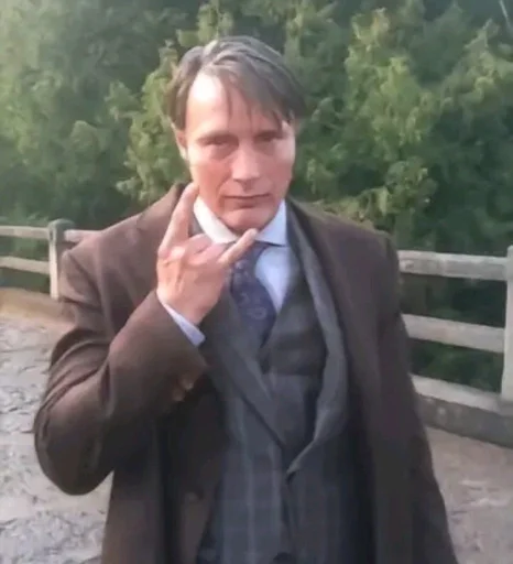 Стикер из набора Hannibal Lecter :: @fStikBot для Телеграм: Статические 😐