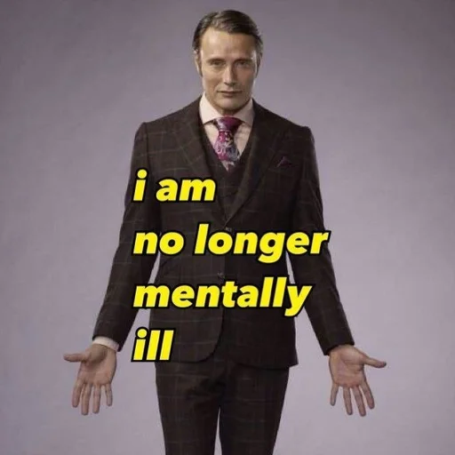 Стикер из набора Hannibal Lecter :: @fStikBot для Телеграм: Статические 😭