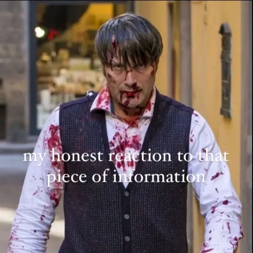 Стикер из набора Hannibal Lecter :: @fStikBot для Телеграм: Статические 🩸