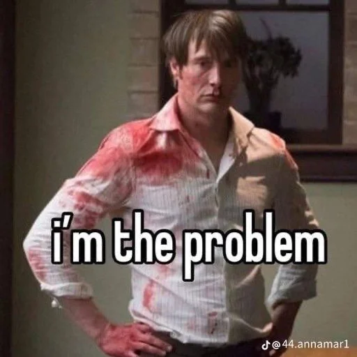 Стикер из набора Hannibal Lecter :: @fStikBot для Телеграм: Статические 😭