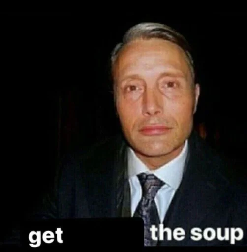 Стикер из набора Hannibal Lecter :: @fStikBot для Телеграм: Статические 🥣