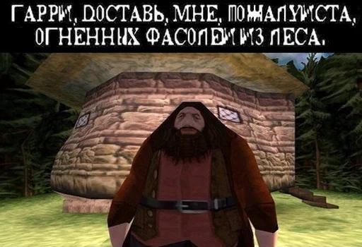 Стикер из набора Гарри Поттер Перевод для Телеграм: Статические 🥜