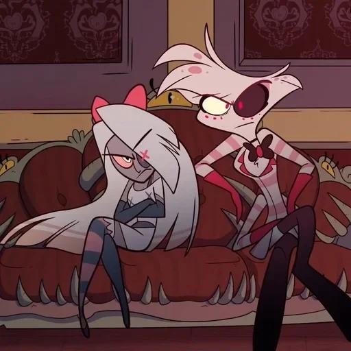 Стикер из набора Hazbin hotel - Angel Dust для Телеграм: Статические 🌟