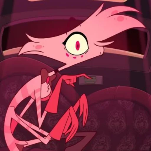 Стикер из набора Hazbin hotel - Angel Dust для Телеграм: Статические 🌟