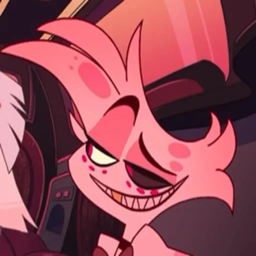 Стикер из набора Hazbin hotel - Angel Dust для Телеграм: Статические 😏