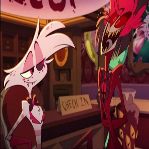 Стикер из набора Hazbin hotel - Angel Dust для Телеграм: Статические 🌟