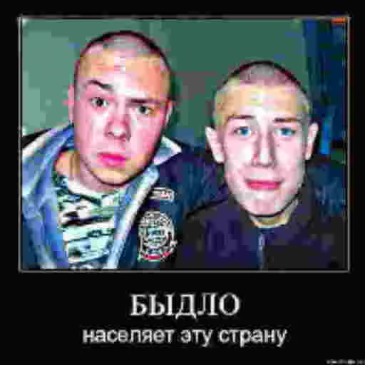 Стикер из набора БЫДЛОГЕДДОН для Телеграм: Статические 🇷🇺