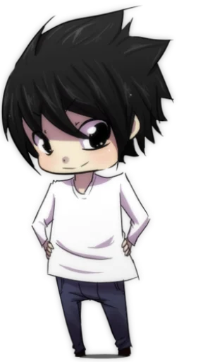 Стикер из набора chibi для Телеграм: Статические 😏