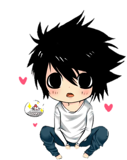 Стикер из набора chibi для Телеграм: Статические ❤️