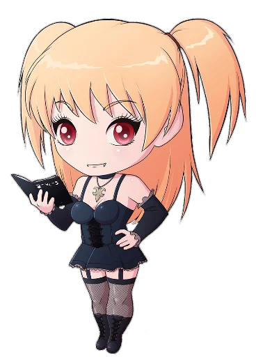 Стикер из набора chibi для Телеграм: Статические 😊