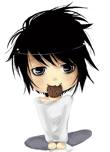 Стикер из набора chibi для Телеграм: Статические 🍪