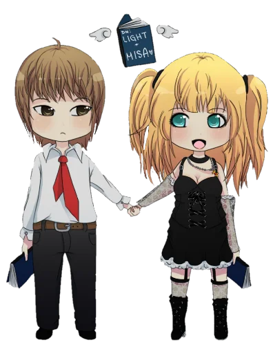 Стикер из набора chibi для Телеграм: Статические 📓