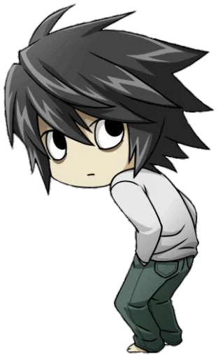 Стикер из набора chibi для Телеграм: Статические 😶