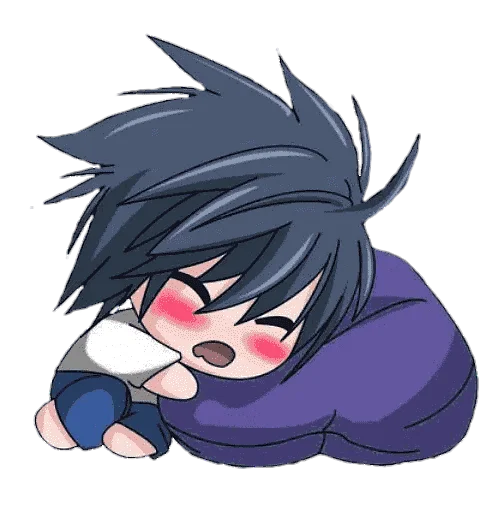 Стикер из набора chibi для Телеграм: Статические 💤