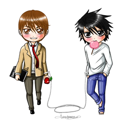 Стикер из набора chibi для Телеграм: Статические ❤️