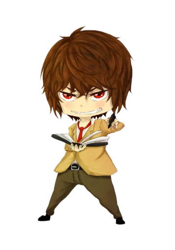 Стикер из набора chibi для Телеграм: Статические 😎