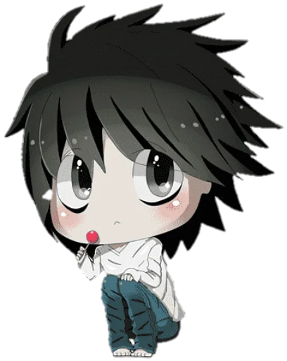 Стикер из набора chibi для Телеграм: Статические 🍭