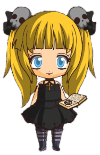 Стикер из набора chibi для Телеграм: Статические 😊