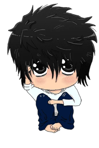 Стикер из набора chibi для Телеграм: Статические 🥺