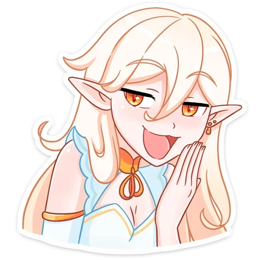 Стикерпак Айрис @anime_stickerr для Телеграм: Статические