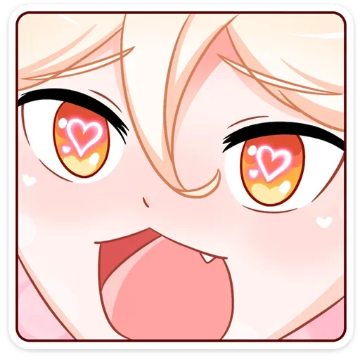 Стикер из набора Айрис @anime_stickerr для Телеграм: Статические 😍