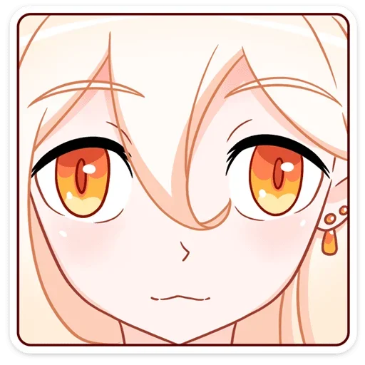 Стикер из набора Айрис @anime_stickerr для Телеграм: Статические 🙂