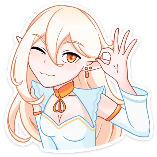 Стикер из набора Айрис (@TgSticker) для Телеграм: Статические 👌