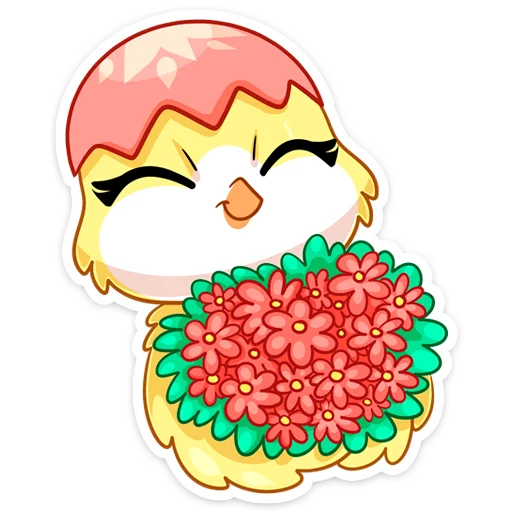 Стикер из набора Ириска :: @stickroom для Телеграм: Статические 💐