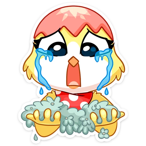 Стикер из набора Ириска :: @stickroom для Телеграм: Статические 😭