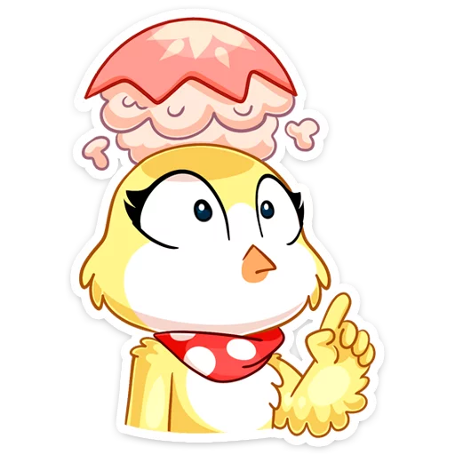 Стикер из набора Ириска :: @stickroom для Телеграм: Статические 💡