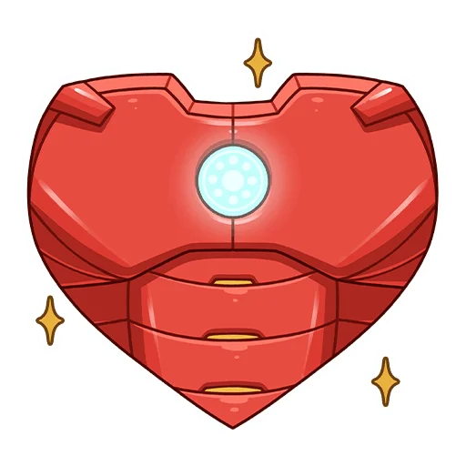 Стикер из набора Железный Человек (@TgSticker) для Телеграм: Статические ❤️