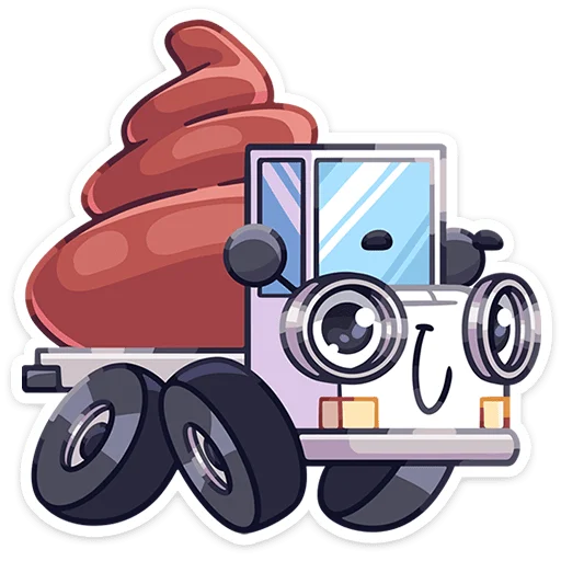 Стикер из набора Железные кони • @TgSticker для Телеграм: Статические 💩