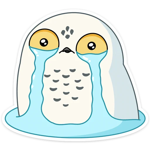 Стикер из набора Ирви (@TgSticker) для Телеграм: Статические 😭