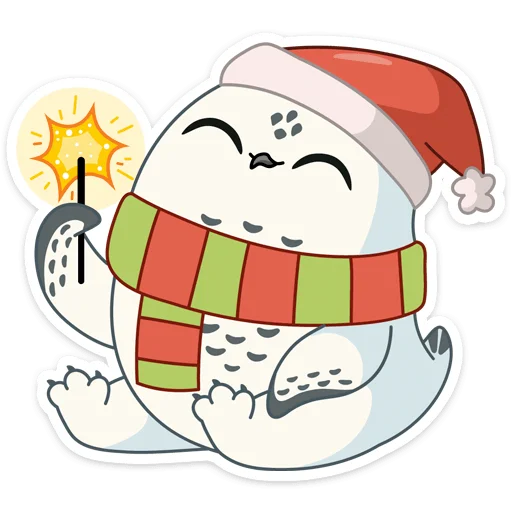 Стикер из набора Ирви :: @stickroom для Телеграм: Статические 🎅