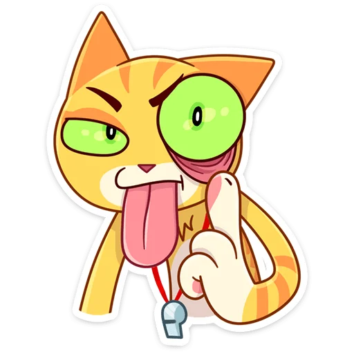 Стикер из набора Котик Ирвин :: @stickroom для Телеграм: Статические 🤪
